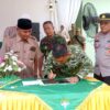 Kapolsek Nurussalam Hadiri Peresmian Pos Koramil Darul Fallah Oleh Danrem 011/Lilawangsa