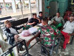 Babinsa Koramil 04/Bendahara Bangun Komunikasi Yang Baik Dengan Wilayah Binaan