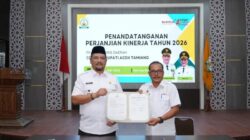 Bupati Armia Pimpin Penandatangan Perjanjian Kerja para Kepala OPD