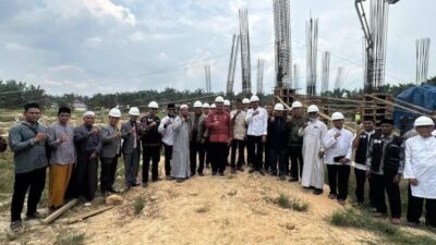 Ground Breaking Mesjid Agung, Bupati Armia Lanjutkan Pembangunan sebagai Icon Keagamaan di Aceh Tamiang