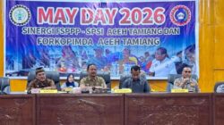Plt. Sekda Aceh Tamiang Hadiri RDP May Day 2026, Bahas Kesejahteraan Buruh
