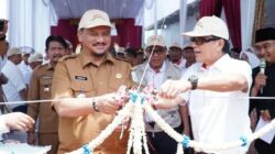 Bupati Aceh Tamiang Resmikan Huntara Karyawan PT. PPP dan PT. Sri Kuala