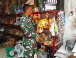 Babinsa Sidak Pasar, Cegah Gejolak Harga Sembako