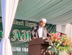 Ribuan Warga Aceh Tamiang Padati Lapangan Pendopo Ikuti Salat Iduladha 1447 H