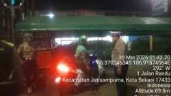 IPTU Musanif Pimpin Penguatan Kamtibmas, Patroli Gabungan Jatisampurna Berlangsung Kondusif.