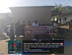 Ketua GMBI Wilter Aceh Bersama Jajaran Salurkan Bantuan Satgas Baitul Mal Aceh ke Aceh Tengah.