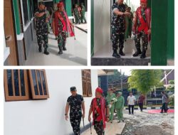 Dandim Poso Dampingi Danrem 132/Tadulako Tinjau Perehaban Kantor Kodim 1307/Poso