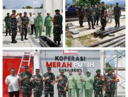 Perkuat Ekonomi Desa, Dandim 1307/Poso Dampingi Danrem 132/Tadulako Pantau Pembangunan Koperasi Merah Putih