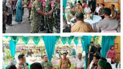 Dandim 1308/LB Dampingi Kunjungan Kerja Danrem 1308/Tadulako Di Koramil 02/Bunta
