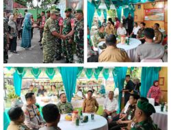 Dandim 1308/LB Dampingi Kunjungan Kerja Danrem 1308/Tadulako Di Koramil 02/Bunta