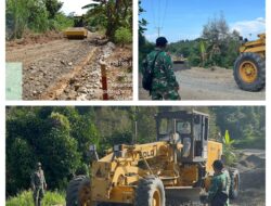 Warga Sausu Trans Bersyukur Jalan Diperbaiki Satgas TMMD: Kini Tak Takut Lagi ke Kebun