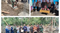 Danramil 03/Batui Hadiri Peletakan Batu Pertama Pembangunan Koperasi Desa Merah Putih