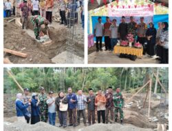 Danramil 03/Batui Hadiri Peletakan Batu Pertama Pembangunan Koperasi Desa Merah Putih