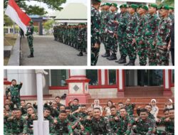 Kasi Ops Kasrem 132/Tdl Beri Pengarahan Prajurit dan PNS, Tegaskan Loyalitas, Disiplin dan Profesionalisme