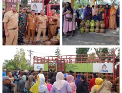 Babinsa Kawal Operasi Pasar LPG 3Kg Di Kecamatan Batui