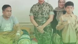 Wujudkan Empati Dan Solidaritas Sesama Anggota ,Dandim 1308/LB Kunjungi Anggota yang Sedang Sakit