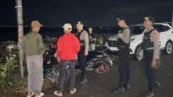 Sisir Titik Rawan Tengah Malam, Satsamapta Lhokseumawe Pertebal Keamanan Wilayah