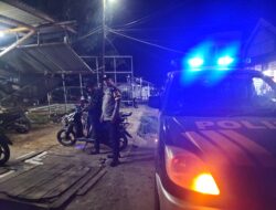 Cegah Aksi Kriminal, Polsek Banda Sakti Intensifkan Patroli Malam di Titik Rawan Kota