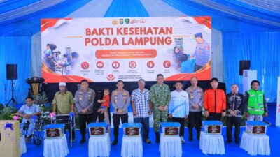 Sambut Hari Bhayangkara Ke-80, Polda Lampung Gelar Bakti Kesehatan untuk 7.600 Warga dan Luncurkan Layanan Modern