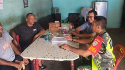 Babinsa Aktif Jalin Komsos, Wujudkan Lingkungan Aman, Damai, dan Harmonis