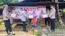 Bansos HUT Bhayangkara Ke-80, Polsek Simpang Jernih Hadir untuk Masyarakat