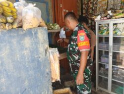 Tak Sekadar Jaga Wilayah, Babinsa Aktif Pantau Harga Sembako dan Kondisi Ekonomi Masyarakat