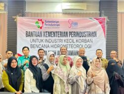 Kementerian Perindustrian Salurkan Bantuan bagi Untuk IKM Korban Bencana di Aceh Tamiang