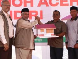 Wabup Ismail Terima Bantuan 54 Unit Rumah Hunian dari Laznas Al Irsyad