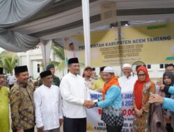 Bupati Armia Sambut Kepulangan 143 Jama’ah Haji Aceh Tamiang