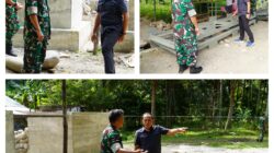 Menembus Arus Deras Demi Rakyat, Danrem 132/Tadulako Tinjau Langsung Pembangunan Jembatan Baina’a Barat