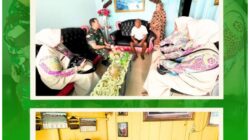 Wujud Empati Dan Solidaritas, Dandim 1308/LB Dan Ketua KCK Can XXI Jenguk Anggota Yang Sakit