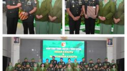 Danrem 132/Tdl Hadiri Sertijab dan Tradisi Satuan Irdam XXIII/PW serta Danpomdam XXIII/PW, Wujud Regenerasi Kepemimpinan TNI AD