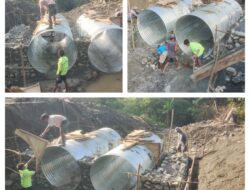 Pembangunan Jembatan Perintis Garuda Aramco Terus Berjalan, Kodim 1308/Luwuk Banggai Optimalkan Pekerjaan Lapangan