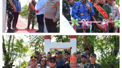 Danrem 132/Tadulako Resmikan Jembatan Perintis Garuda, Buka Akses dan Harapan Baru Masyarakat Morowali Utara