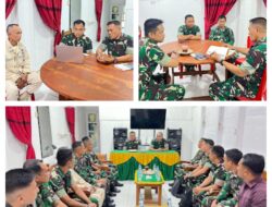 Kodim 1307/Poso Menerima Kunjungan Tim Dalproggar Kodam XXIII/Palaka Wira Dalam Rangka Evaluasi Program Kerja Semester I TA 2026