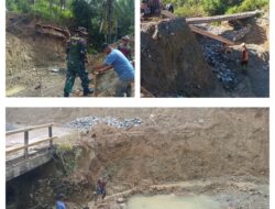 Jembatan Garuda Merah Putih Kodim 1308/LB Percepat Akses Petani dan Perkuat Ketahanan Pangan