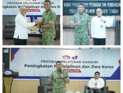 Melalui Penguatan Kedisiplinan, Kasiops Kasrem 132/Tdl Kobarkan Semangat Disiplin dan Jiwa Korsa