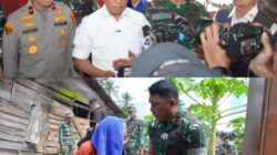 SINERGI PUNCAK KEPEMIMPINAN! Pangdam XXIII/Palaka Wira, Gubernur Sulteng, dan Bupati Sigi Turun Langsung Tinjau Zona Merah Gempa Di Sigi