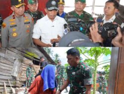 SINERGI PUNCAK KEPEMIMPINAN! Pangdam XXIII/Palaka Wira, Gubernur Sulteng, dan Bupati Sigi Turun Langsung Tinjau Zona Merah Gempa Di Sigi