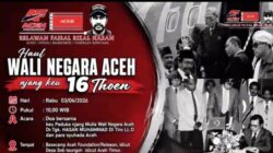 Faisal Rizal Hasan yang Juga Staf khusus Gubernur Aceh Peringati Haul Dr.Tgk Hasan Muhammad Di Tiro yang ke 16 Tahun di *Posko Tanggap Bencana Faisal Rizal Hasan/Besecamp ACEH FOUNDATION* DI Aceh Timur