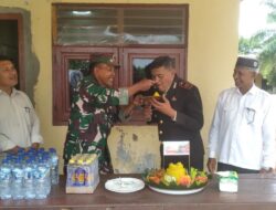 SILATURAHMI HARI BHAYANGKARA KE-80: Forkopimcam Nurussalam Kunjungi Polsek
