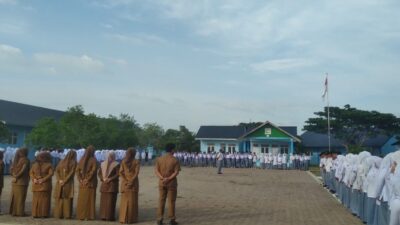 Semangat Awal Tahun Ajaran: SMAN 1 Nurussalam Gelar Apel Bersama Hari Pertama Masuk Sekolah