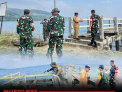 Percepat Pembangunan Rehabilitasi Dermaga ,Dandim 1307/Poso Dampingi Wasgiat Aster Kasdam XXIII/PW Di Wilayah Kodam XXIII/PW