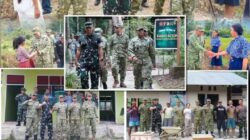 Tim Wasev Mabes TNI AD Kuker Ke Kodim 1307/Poso ,Pantau Program Serbuan Teritorial TNI