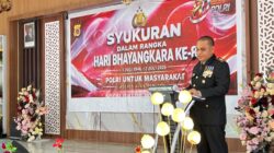 Polres Aceh Tamiang Gelar Syukuran Dalam Rangka Memperingati Hari Bhayangkara Ke 80