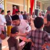 Faisal Rizal Hasan dan jajaran KPA Sagoe Meh Ijoe D 3 Idi, Gelar Doa Bersama untuk Para Syuhada dan Santuni Anak Yatim