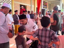 Faisal Rizal Hasan dan jajaran KPA Sagoe Meh Ijoe D 3 Idi, Gelar Doa Bersama untuk Para Syuhada dan Santuni Anak Yatim