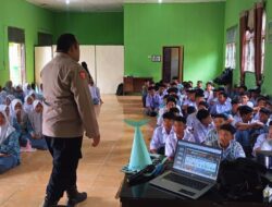 Polsek Tenggulun Berikan Sosialisasi Bahaya Penyalahgunaan Narkoba Dan Napza Kepada Para Siswa