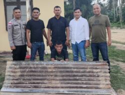 Polsek rantau ungkap kasus pencurian seng, seorang residivis di amankan