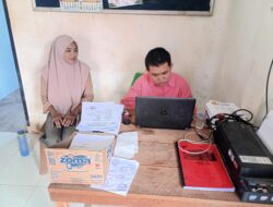 Siswa SMKN 1 Kuala Simpang, Senang Dapat Banyak Ilmu Saat PkL di Kantor  Datok Penghulu Kampung Kota Lintang